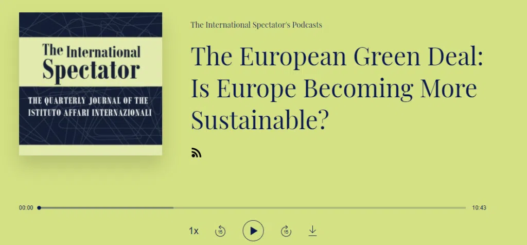 In this podcast Professor Rosa Fernandez unravels strengths, strategies and challenges for the EU and a more sustainable future.