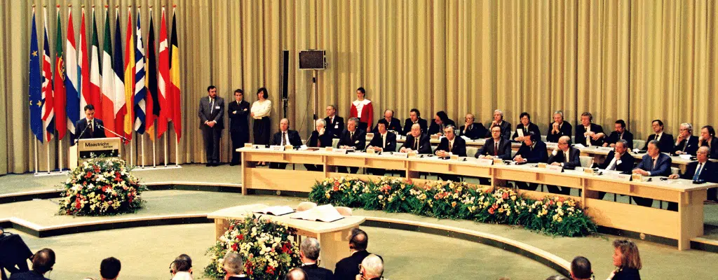 Maastricht Treaty - General view in the ceremony auditorium