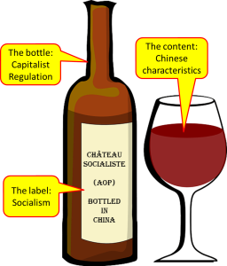 Chinese wine bottle