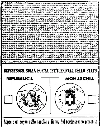 Vous voulez une république ou une monarchie? En 1946, les référendums étaient plus simples...