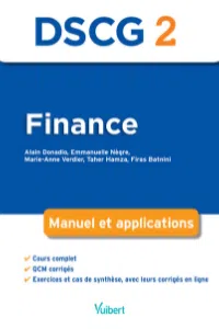 DSCG 2 Finance - Firas Batnini, Alain Donadio, Taher Hamza, Emmanuelle Nègre, Marie-Anne Verdier - Edition 2017