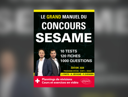 Livre Le grand manuel du Concours SESAME