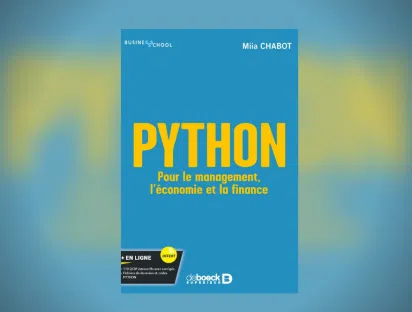Ouvrage - "Python Pour le management, l'économie et la finance" par Miia Chabot