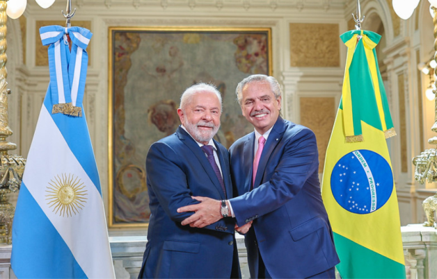 Le président de la République, Luiz Inácio Lula da Silva, lors de sa rencontre avec le président de la République argentine, Alberto Fernandez - Casa Rosada, Buenos Aires - Argentine. Photo : Ricardo Stuckert/PR (Flickr Palácio do Planalto)
