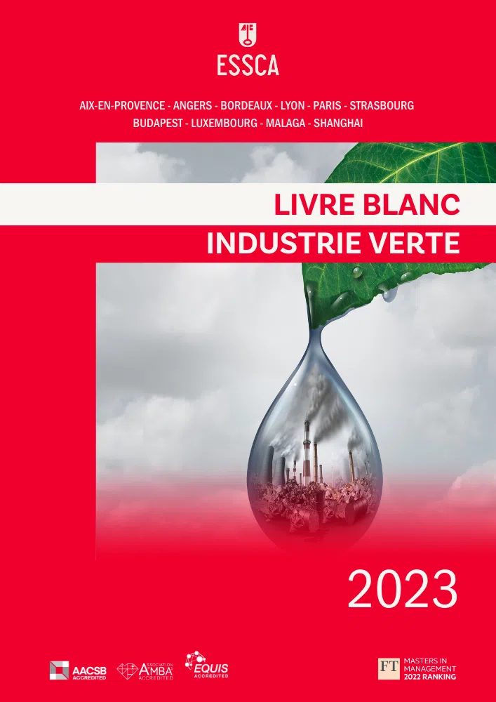 Cliquez ici pour télécharger le livre blanc "L'industrie verte, un défi français et européen." (2023)