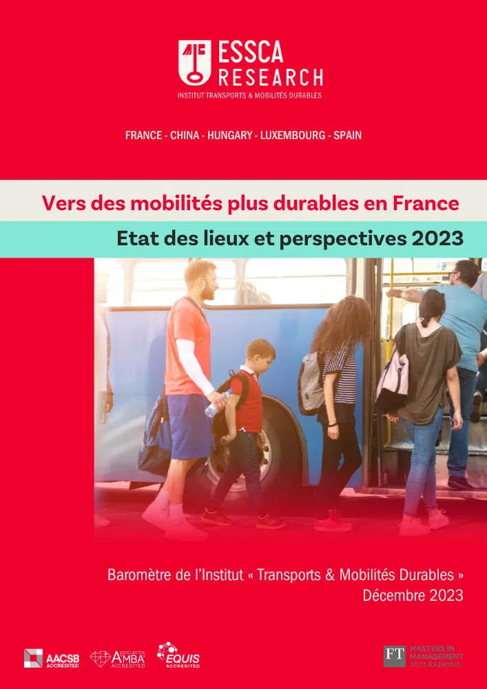 Baromètre de l’Institut « Transports & Mobilités Durables » - Vers des mobilités plus durables en France Etat des lieux et perspectives 2023